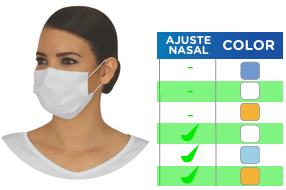 Cubrebocas Plisado 2 Capas