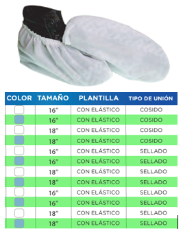Cubrezapatos con Antiderrapante