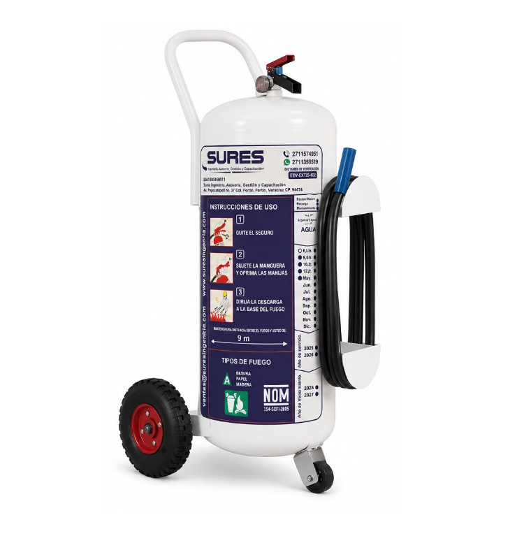 EXTINTOR MOVIL – AGUA
