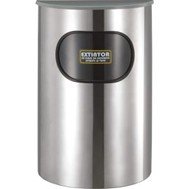 PORTAEXTINTOR MEDIA LUNA INOXIDABLE ESPEJO PARA PQS 4.5 KG