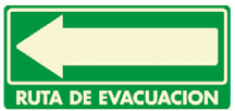 Ruta de Evacuacion