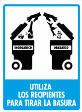 Utiliza los Recipientes para Tirar Basura