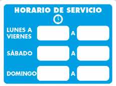 Horario de Servicio