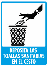 Deposita las Toallas Sanitarias
