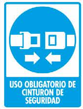 Uso Obligatorio de Cinturón de Seguridad