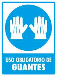 Uso Obligatorio de Guantes