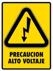 Precaución Alto Voltaje