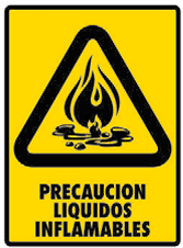 Precaución Líquidos Inflamables