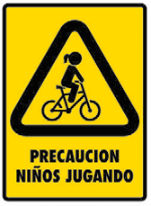 Precaución Niños Jugando