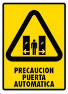 Precaucion Puerta Automatica