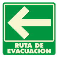 Ruta de Evacuación (Izquierda)
