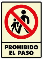 Prohibido el Paso